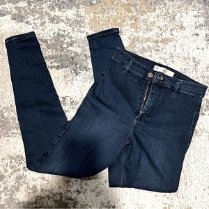 TOPSHOP Joni skinny high waisted jeans - dark blue